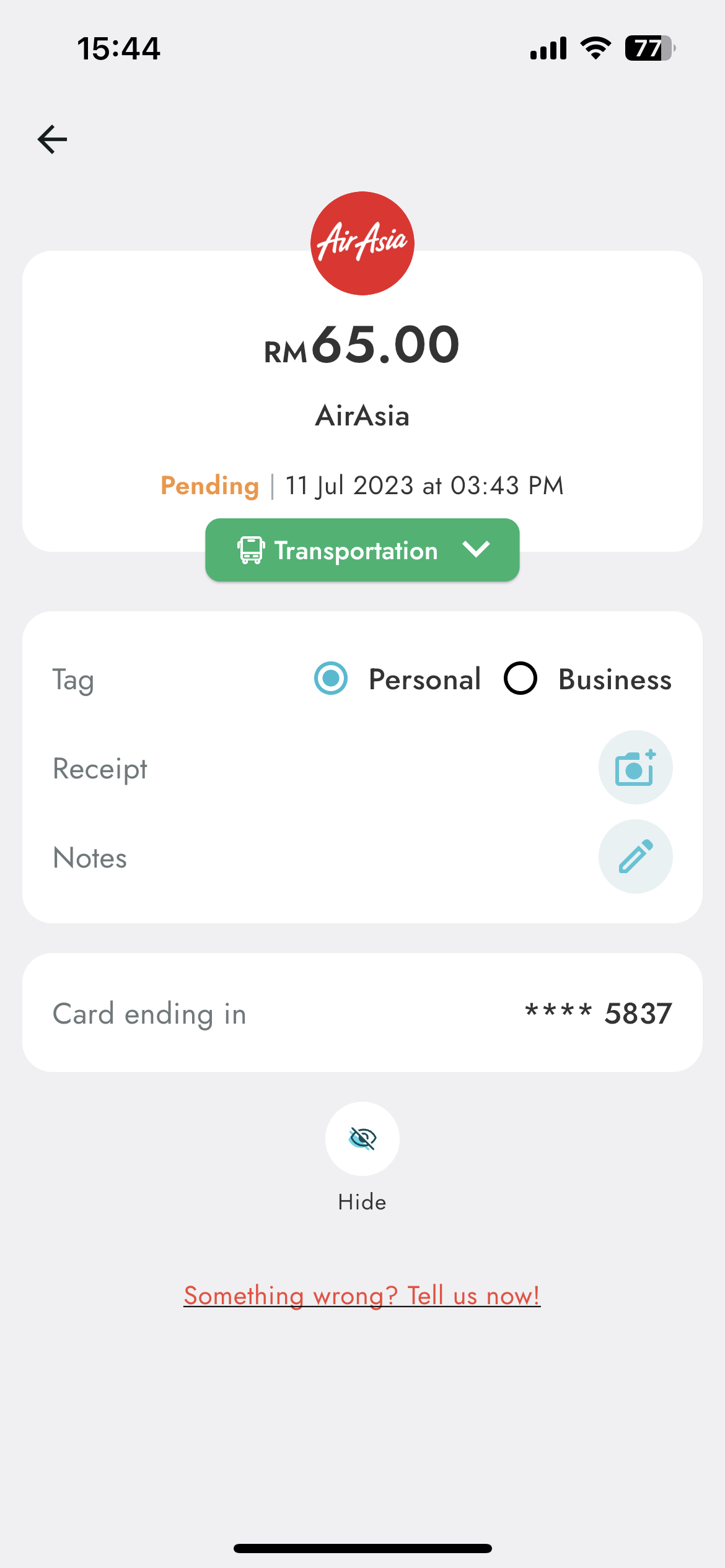 BigPay Transaksi: Apakah maksud Transaksi 