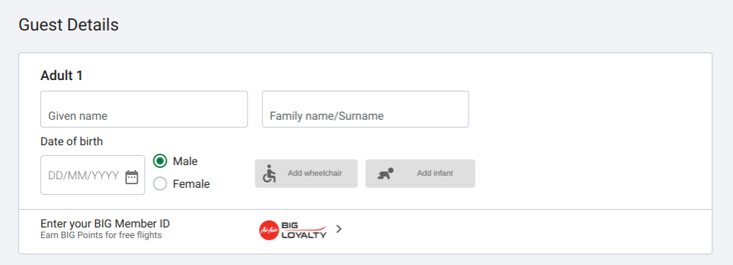 How Should I Fill Up The Guest And Contact Details When Booking A Flight