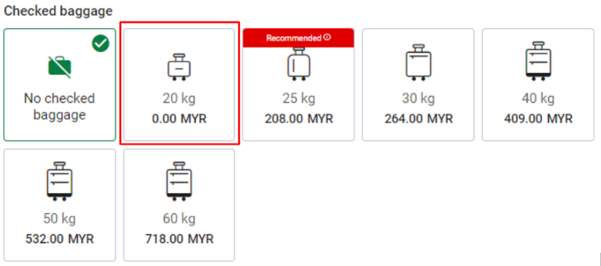 AirAsia Flights Commercial Campaign Promotions of Checked Baggage Allowance