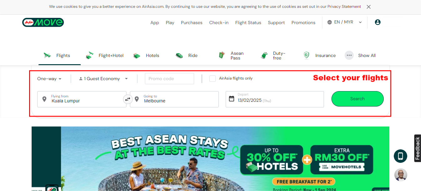 AirAsia X Travel Voucher Adhoc Delays for Flights to or from South Korea