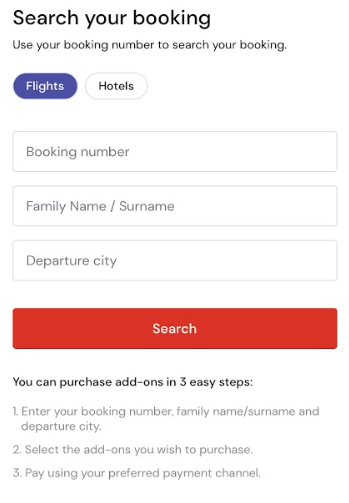 Pre book baggage airasia online deals