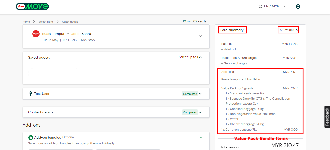Add on baggage airasia without login online