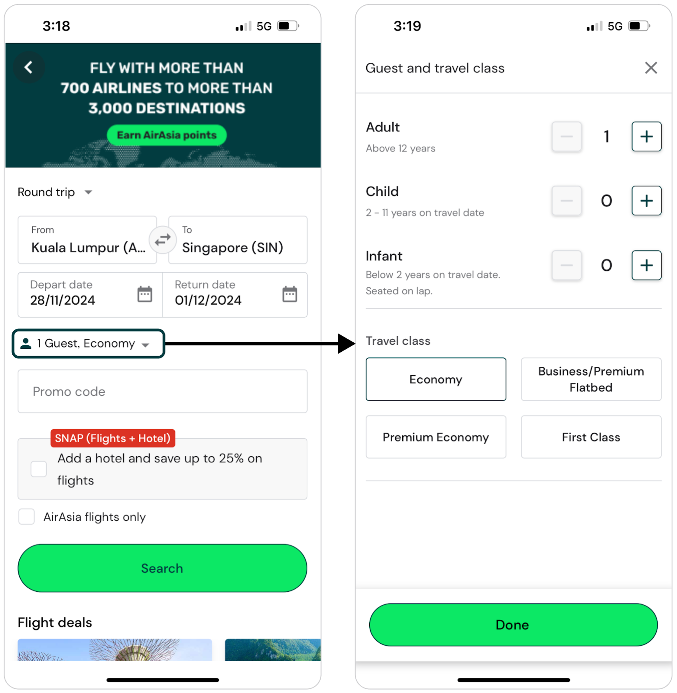 One way ticket airasia on sale