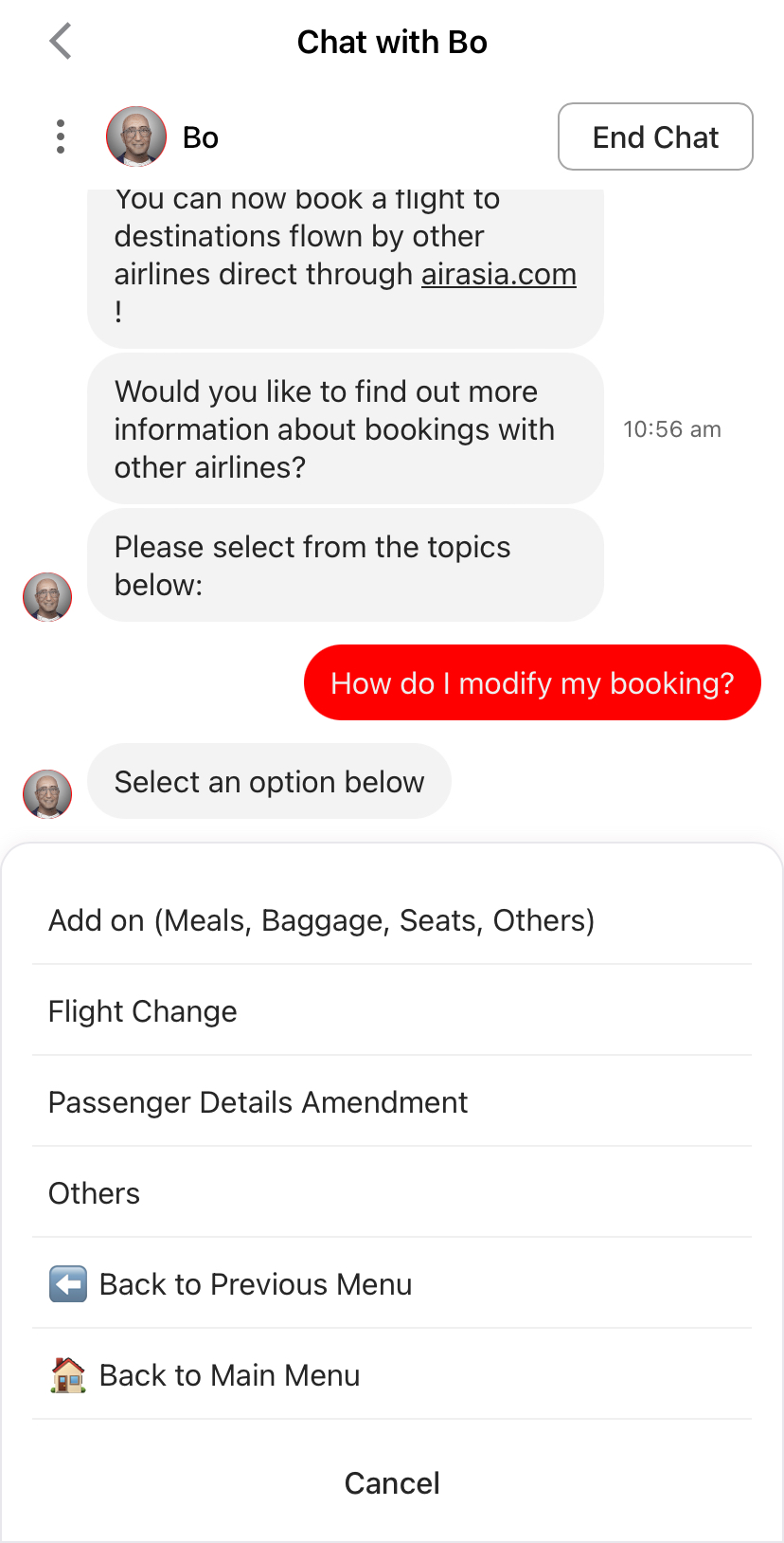 Any Airlines Purchases