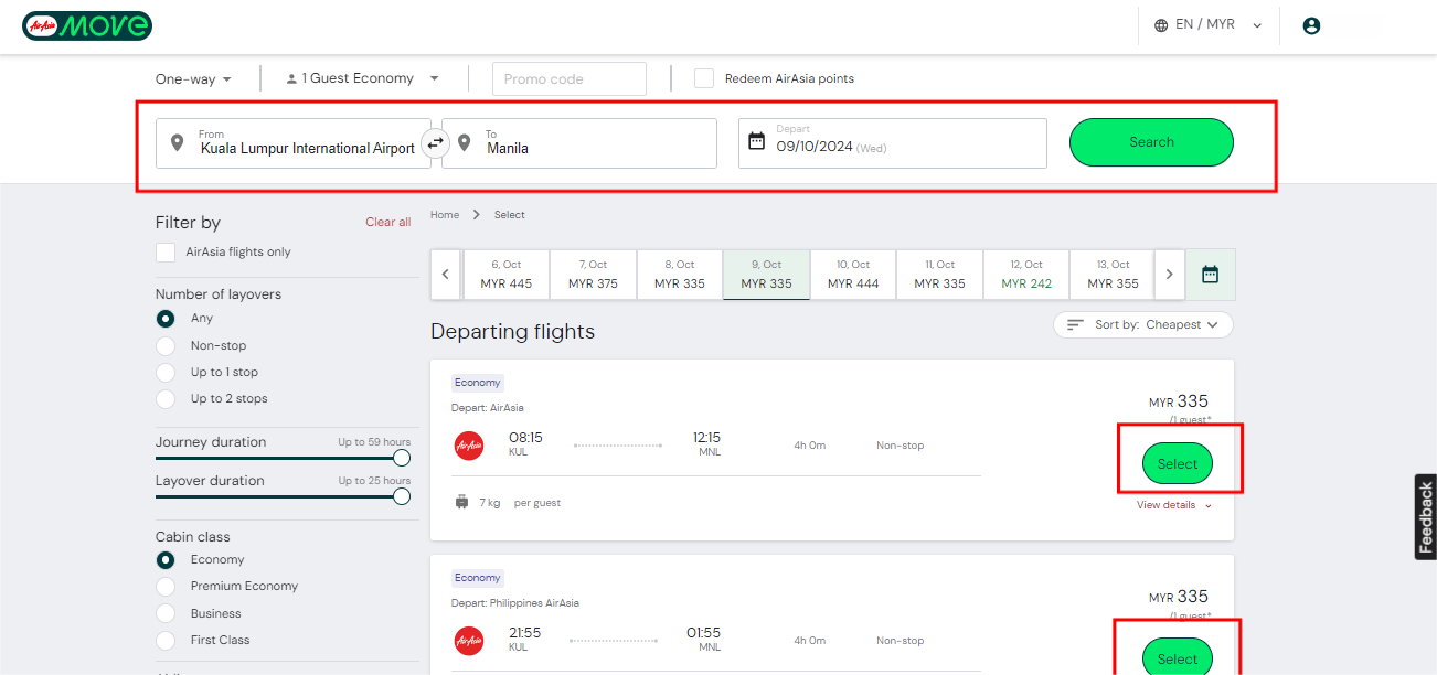 AirAsia Flights Checked Baggage Allowance 50kg 60kg