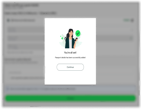 How do I scan my passport/ID during Self Check-In?